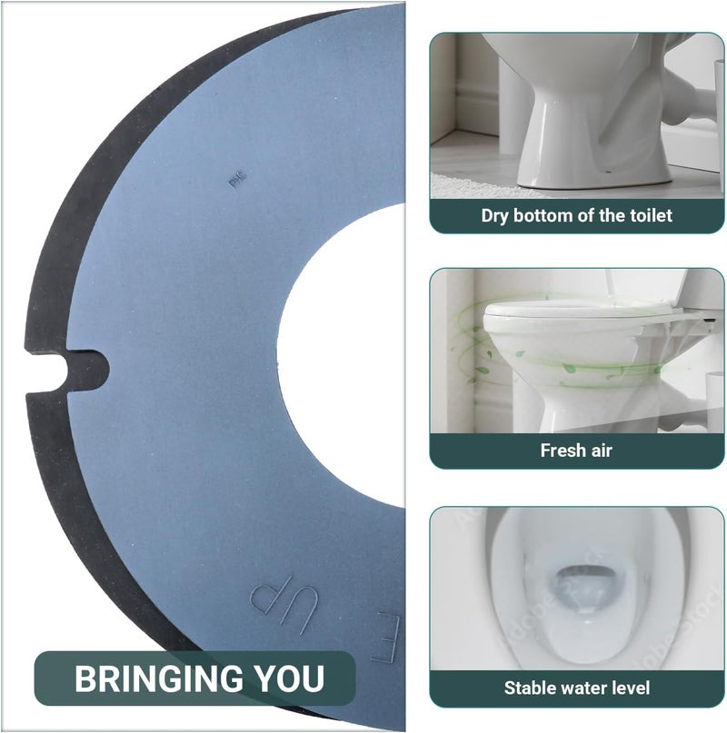 Kylazer 385311462 rv Toilet Rubber Bowl Seal kit Replace ，Suitable for VacuFlush and Sealand Models of Pedestal Toilets - Image 4